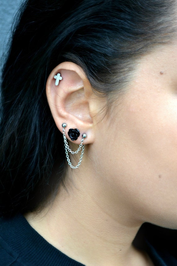surgical stainless steel ball earrings