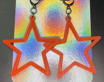 Star Earrings - Citrus Sparkle Gradient