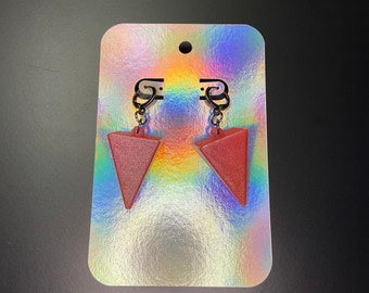 Spike Earrings - sunrise gradient elixir