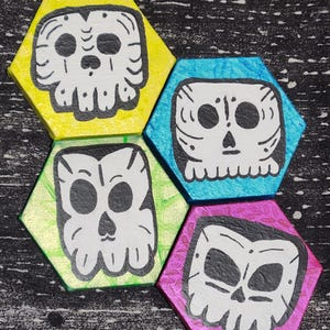 Small Skull Painting