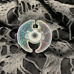 Creepy Eyeball Bat Sticker