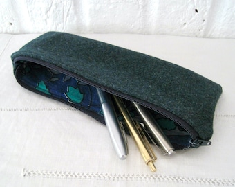 Handmade Recycled Tweed Pouch