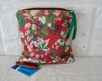 Handmade Recycled Botanical Pouch