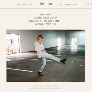 WordPress Theme WordPress Ecommerce Theme Affiliate Theme Fashion Blogger Theme Jouline Instant Digital Download image 1