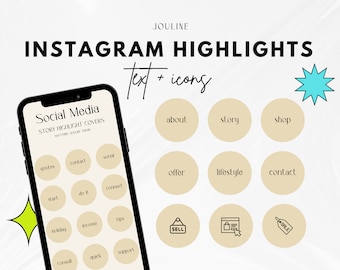Instagram Highlight Ecommerce Website - Canva Template, Ecommerce Instagram Highlights, Minimal Instagram, Business Website PNG JPG