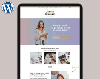 WordPress Theme Coach Business STRIVE – Life Coaching, Website design, Website Theme Feminine, Lifestyle