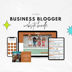 Premium WordPress Bundle for Writers + Artists, All in One WordPress Blog, Website Bundle,  Blogger Website Package, All In All WordPress