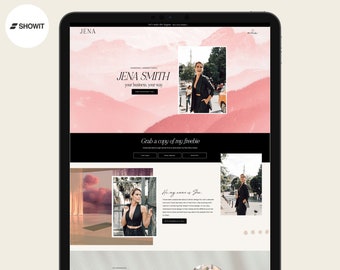 Website Template Showit, Website Theme For Coaching, Coach Website Design, Life Coaching, Photography Website, Mindset Coach, Business Coach