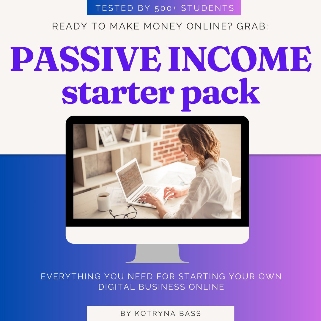 Passive Starter Pack Learn How to Sell Digital Etsy
