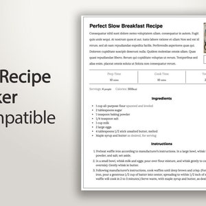 Wordpress Food Blog Theme OREGANO Foodie Blogger Woo-commerce Website Design Shop Responsive Recipe image 5