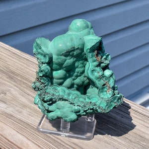 3.11&quot; Beautiful BOTRYOIDAL MALACHITE - Congo Q408