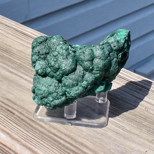 3.03&quot; Beautiful BOTRYOIDAL Sparkly MALACHITE - Congo Q409