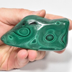 3.50&quot; Beautiful POLISHED MALACHITE &quot;Video&quot;  Congo A862