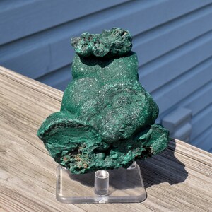 3.07&quot; Beautiful BOTRYOIDAL Sparkly MALACHITE - Congo Q412