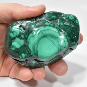 3.38&quot; POLISHED MALACHITE - Congo A815