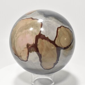 4.13" Gepolijste POLYCHROME JASPER BOL met standaard Madagascar P553