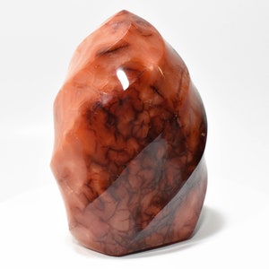 5.23&quot; Polished CARNELIAN FLAME - Madagascar P623