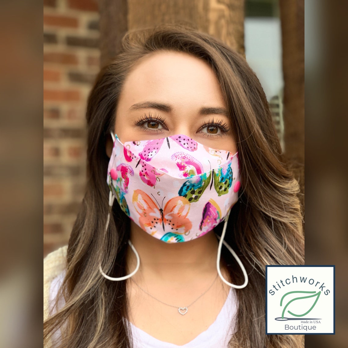 Stunning Color Butterfly Face Mask. Limited Quantity Etsy