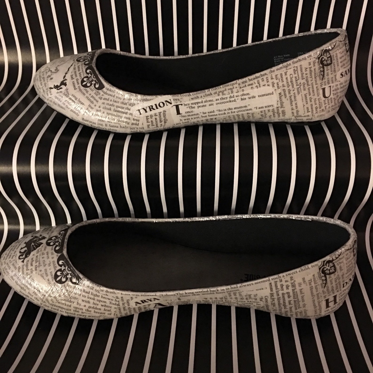 westeros ballet flats