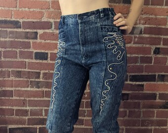 Bedazzled Jeans - Etsy
