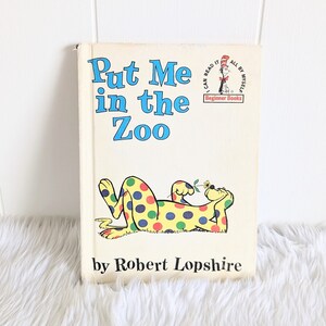 Hardcover 1960 Kinderbuch Put Me In The Zoo von Robert Lopshire