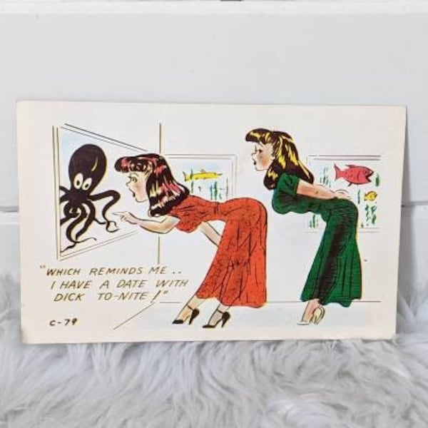 Pin Up Postcard Etsy