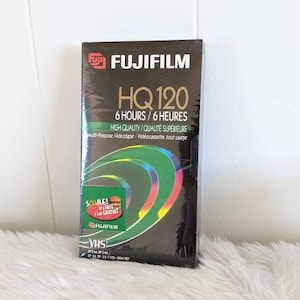 富士フイルム VHS HQ T-120 高画質ビデオカセット（未開封） - Etsy 日本