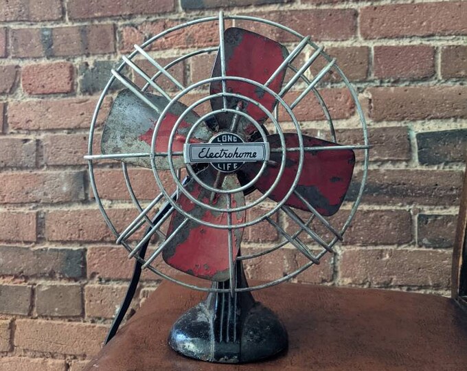 Vintage 1940s Dominion Electrohome Fan Long Life Model 71060 Antique ...