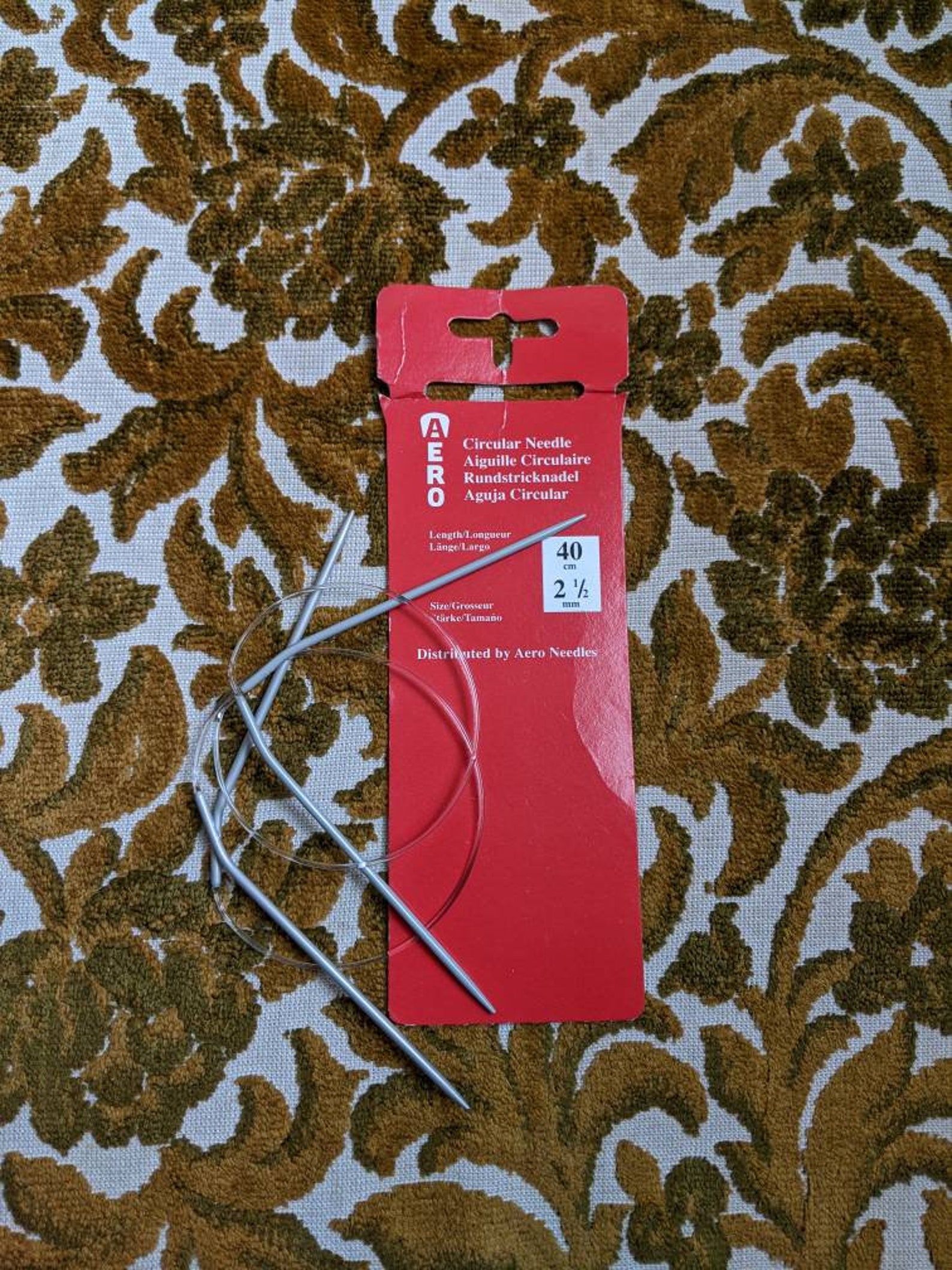 TWO SETS of Aero Circular Knitting Needle 40 cm Length 2 1/2 Etsy