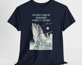 the left hand of darkness book cover tshirt
