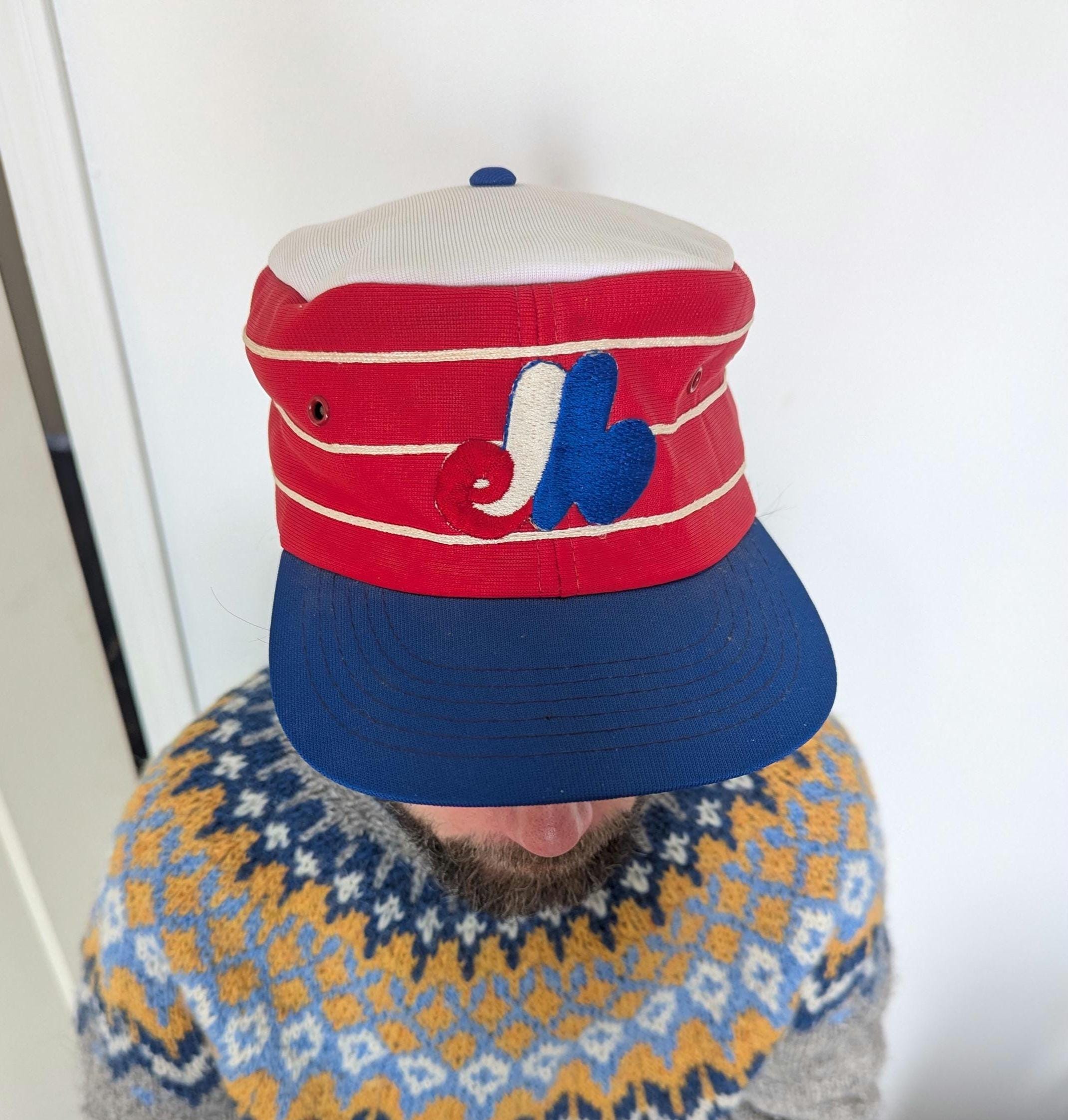 *BUNDLED* Pill top multicolored hat Rolled Pillbox Hat: Vintage Inspired Upcycled Wool Hat for  main image 2