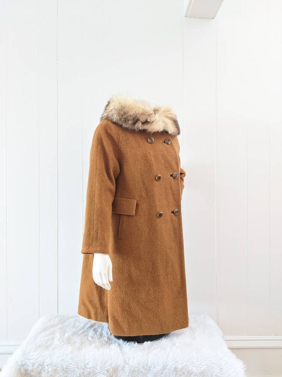 Camel hair swing coat Clearance