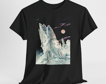 Camiseta con la portada del libro "La mano izquierda de la oscuridad: sin palabras"