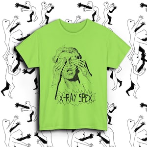 x-ray spex fan art comic graphic tshirt