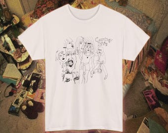 courtney love fan art sketch tshirt