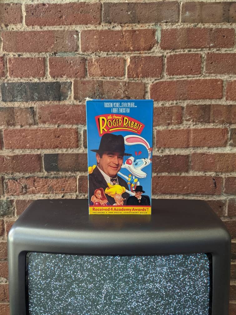 Vintage VHS Who Framed Roger Rabbit 1988 Movie Starring Bob Hoskins ...