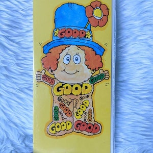 Cartão de felicitações Vintage 1983 80s Penpal Cartão de Dia dos Namorados Kitsch Novidade Piada Pai Piada Cartão Engraçado