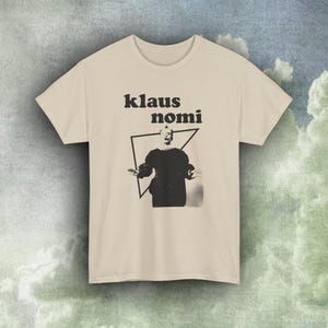 camiseta de klaus nomi