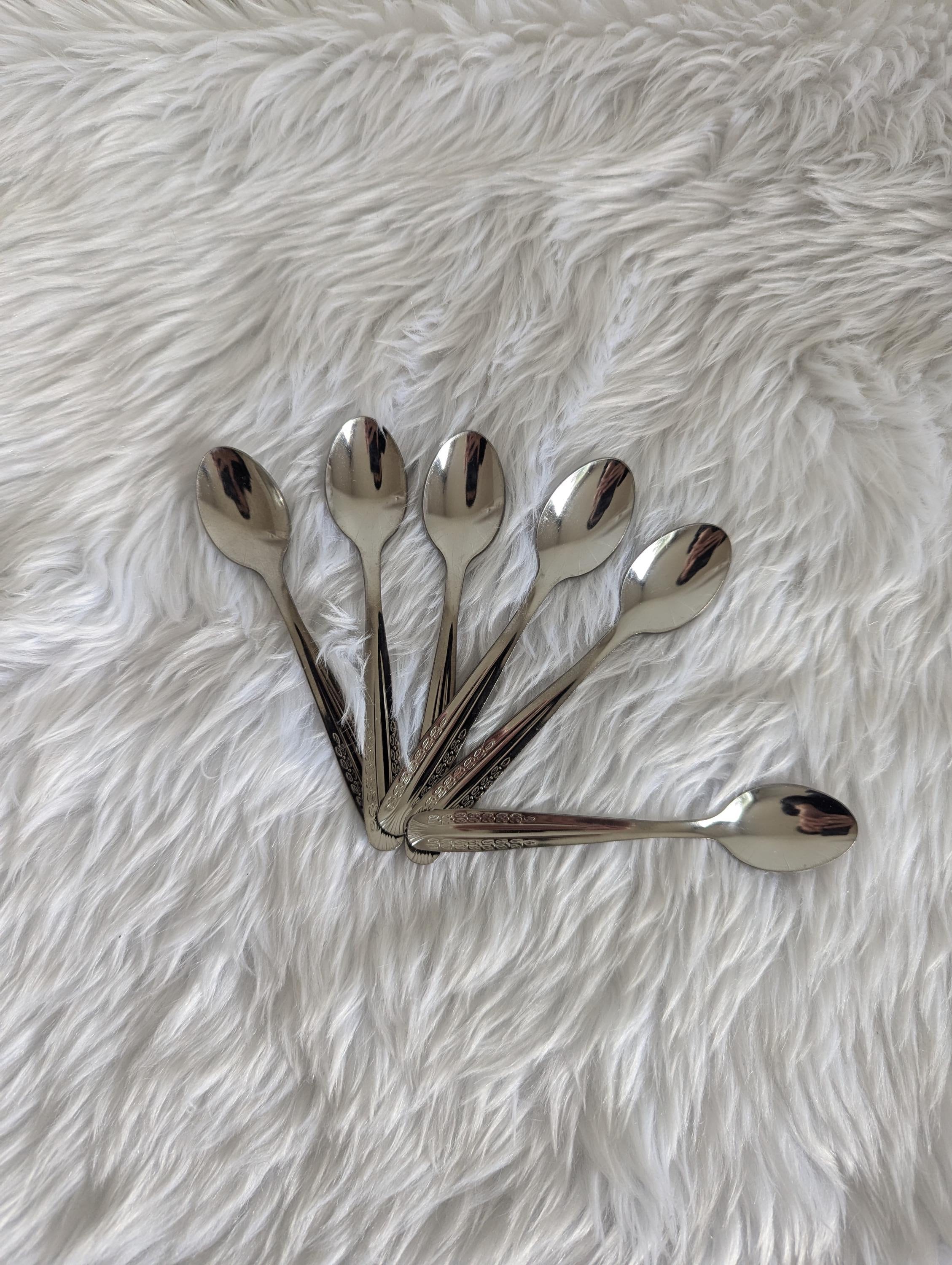 6 Pezzi Forchetta-cucchiaio In Acciaio Inox 2 In 1 - Posate Multifunzione 7.3 Pollici, Per Casa, Campeggio, Viaggi