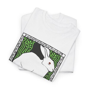 josef von diveky happy easter (frohe ostern) color lithograph bunny 1909 graphic tshirt image 14