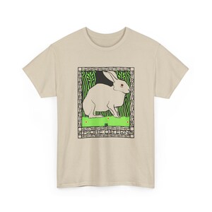 josef von diveky happy easter (frohe ostern) color lithograph bunny 1909 graphic tshirt Sand