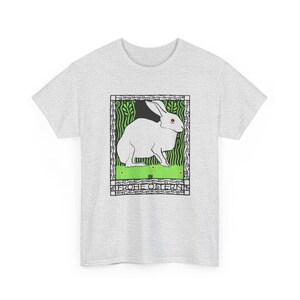 josef von diveky happy easter (frohe ostern) color lithograph bunny 1909 graphic tshirt Ash