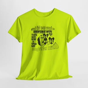 Steamboat Willie Devo fanart-T-shirt: Spud Boy-ontwerp