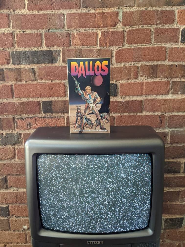 Vintage VHS Dallos 1985 Japanese Science Fiction Space