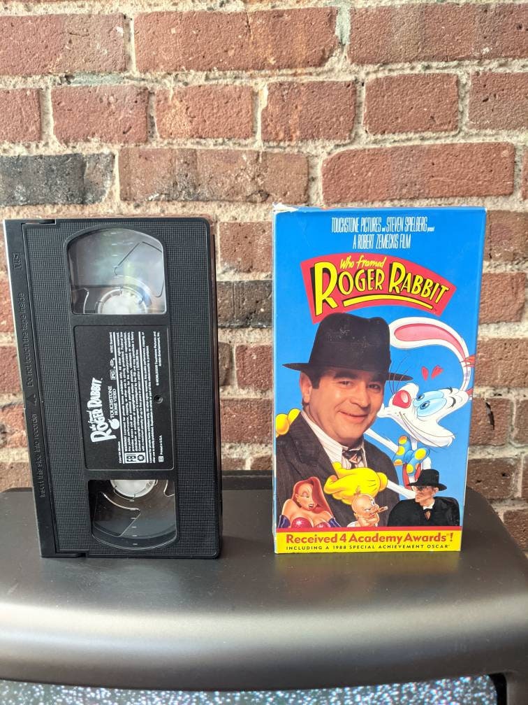 Vintage VHS Who Framed Roger Rabbit 1988 Movie Starring Bob Hoskins ...
