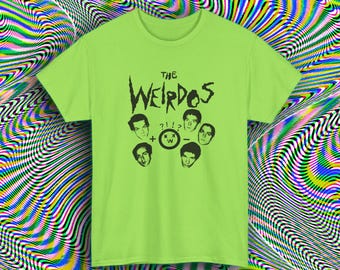 Camiseta de la banda punk de Los Ángeles de los años 70, The Weirds