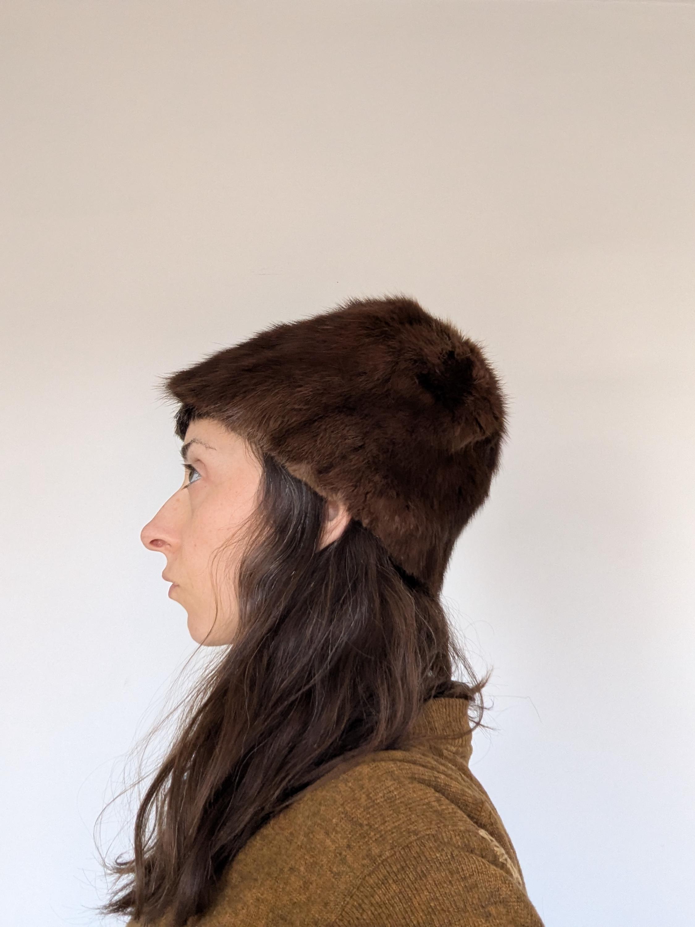 Mink Fur Cloche Hat - Etsy
