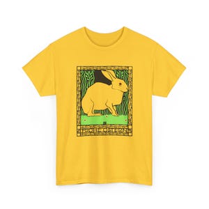 josef von diveky happy easter (frohe ostern) color lithograph bunny 1909 graphic tshirt Daisy