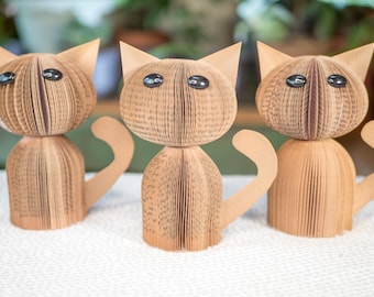 Cat Decor Lover Cat Mom Gift Christmas Unique Cat Gift under 30 Eco-Friendly