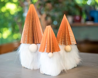 Book Page Gnome: Fall Halloween Decor, Book Lover Gift